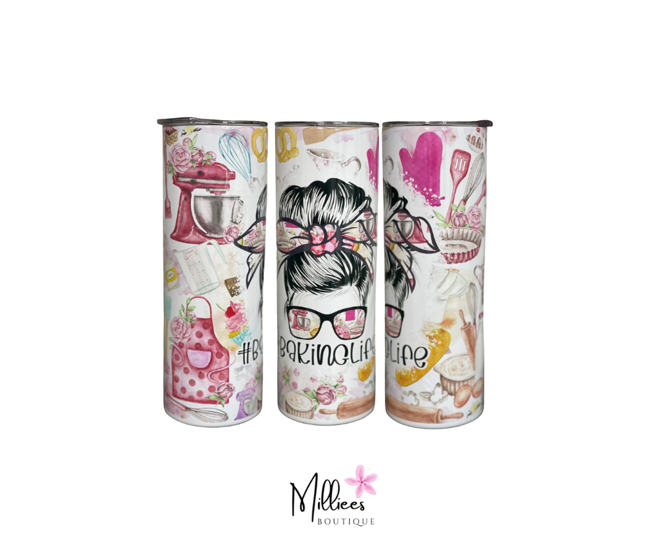 Baking Life 20oz Skinny Tumbler