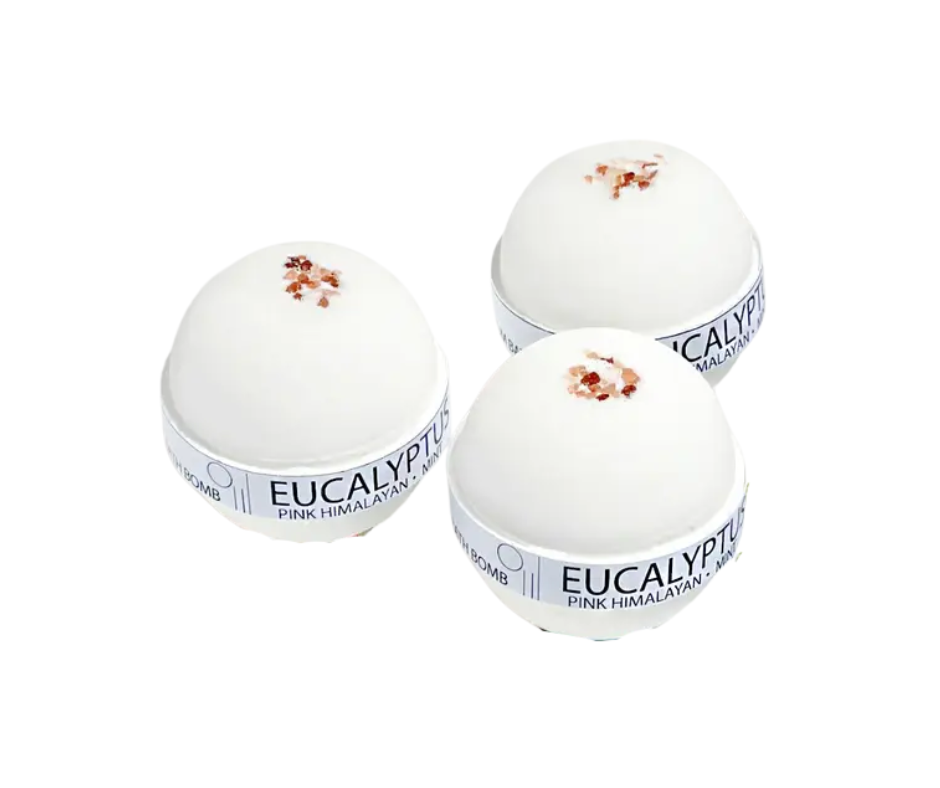 Eucalyptus Mint & Himalayan Salt Large Bath Bomb - Milliee's Boutique