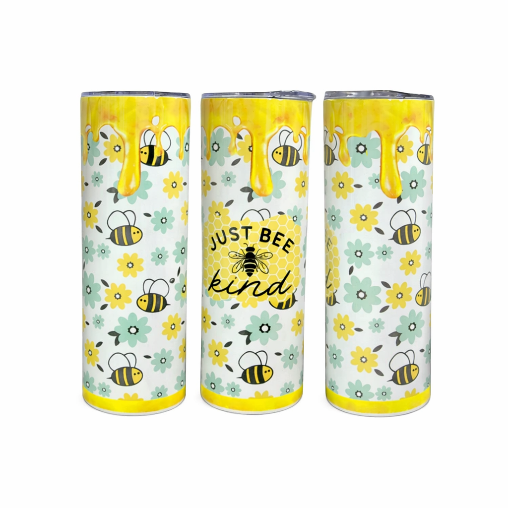 Just Bee Kind 20oz Skinny Tumbler
