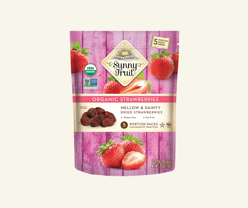 Organic Dried Strawberries Dried Fruit Snacks