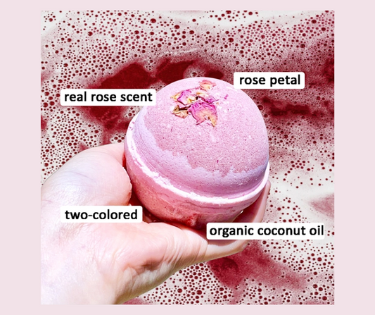 Wild Rose Botanic Large Bath Bomb - Milliee's Boutique