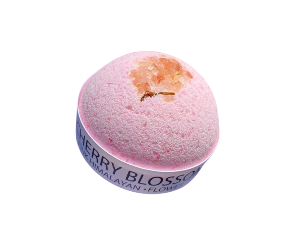 Cherry Blossom & Himalayan Salt Large Bath Bomb - Milliee's Boutique