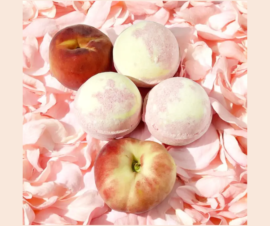 Georgia Peach Large Bath Bomb - Milliee's Boutique
