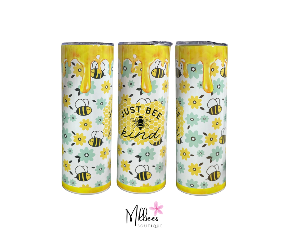 Just Bee Kind 20oz Skinny Tumbler