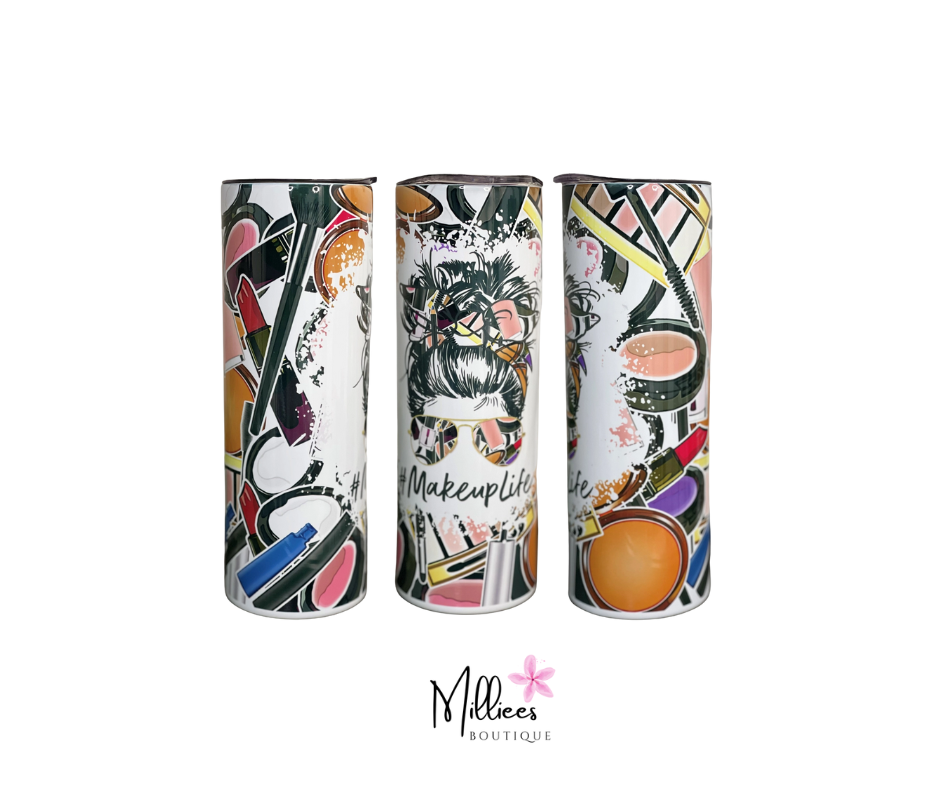 Makeup Life 20oz Skinny Tumbler