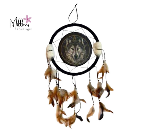 Wolf Dream Catcher