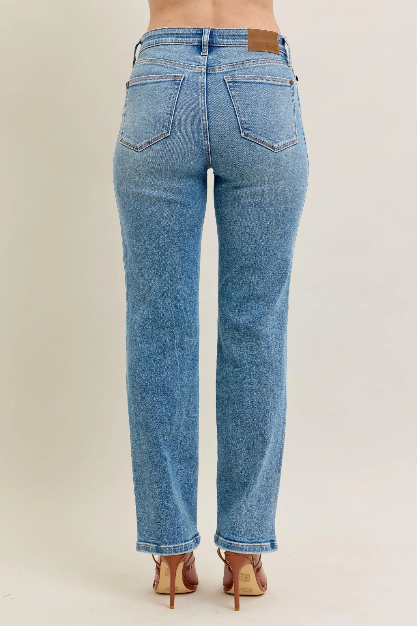 Judy Blue Full Size Hw Vintage Straight Jeans Plus Size - Milliee's Boutique