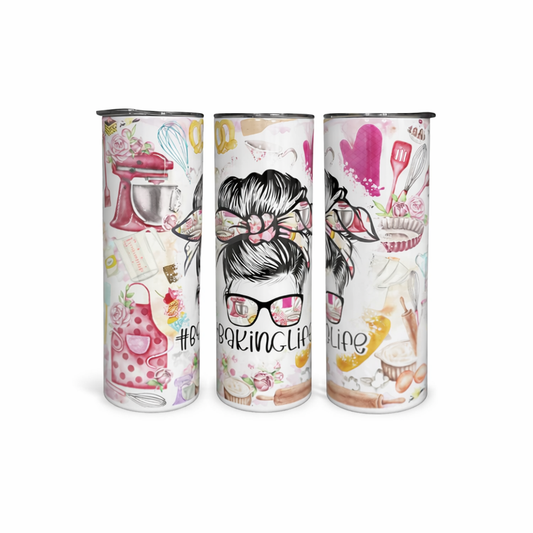 Baking Life 20oz Skinny Tumbler