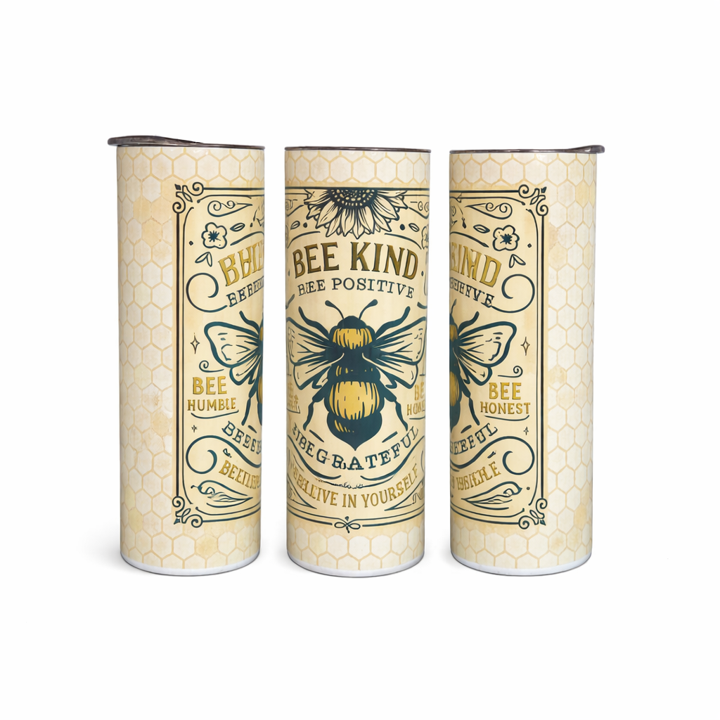 Bee Kind 20oz Skinny Tumbler