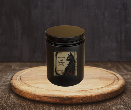 Milliees Boutique Black Raspberry Vanilla Soy Candle