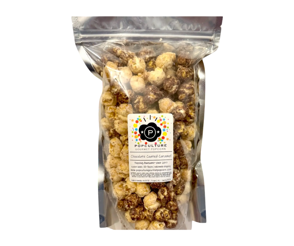 Chocolate Coated Caramel Gourmet Popcorn