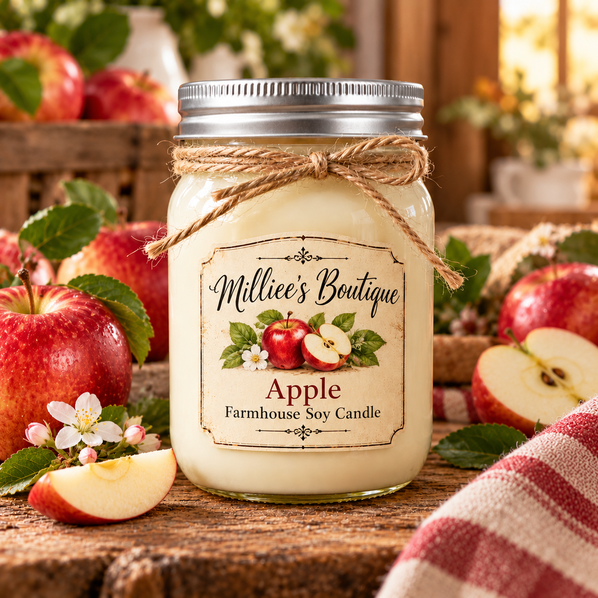Apple Farmhouse Soy Candle
