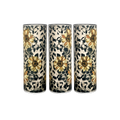 Honeycomb Leopard Sunflower 20oz Skinny Tumbler