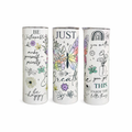 Just Breathe Butterfly 20oz Skinny Tumbler