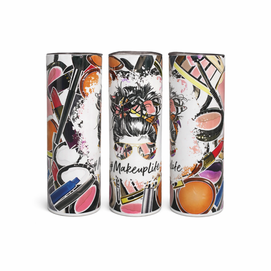 Makeup Life 20oz Skinny Tumbler