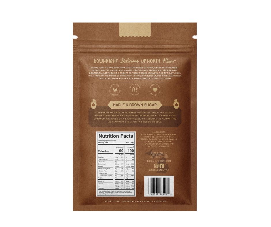 Maple & Brown Sugar Beef Jerky