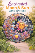 Enchanted Moon & Sun Wind Spinner