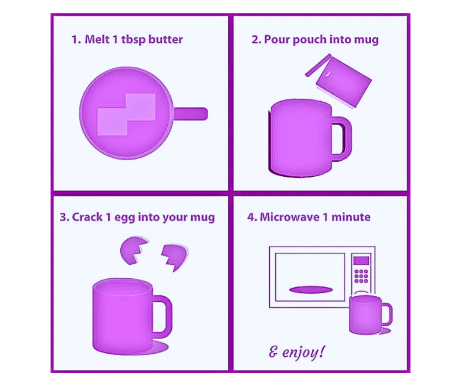 Orange Almond Mug Cake Quick Mix