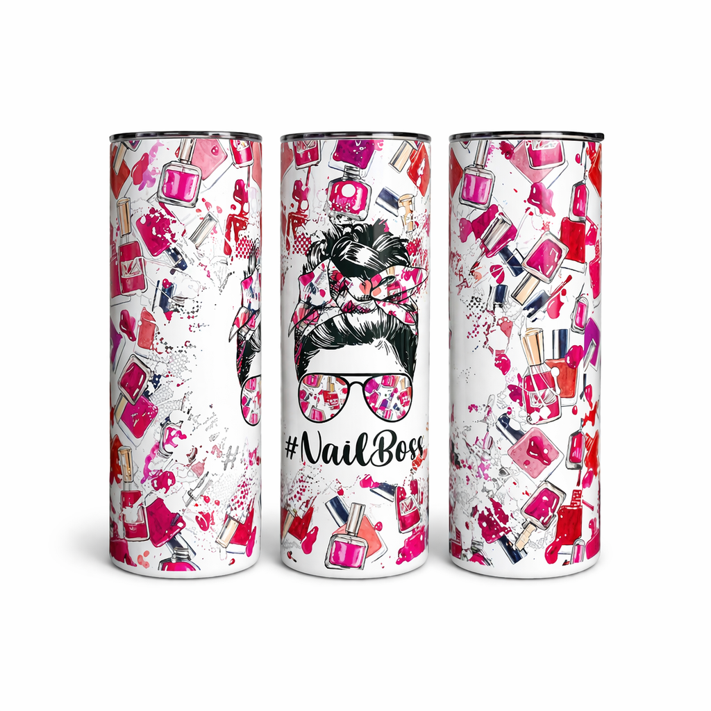 Nail Boss 20oz Skinny Tumbler