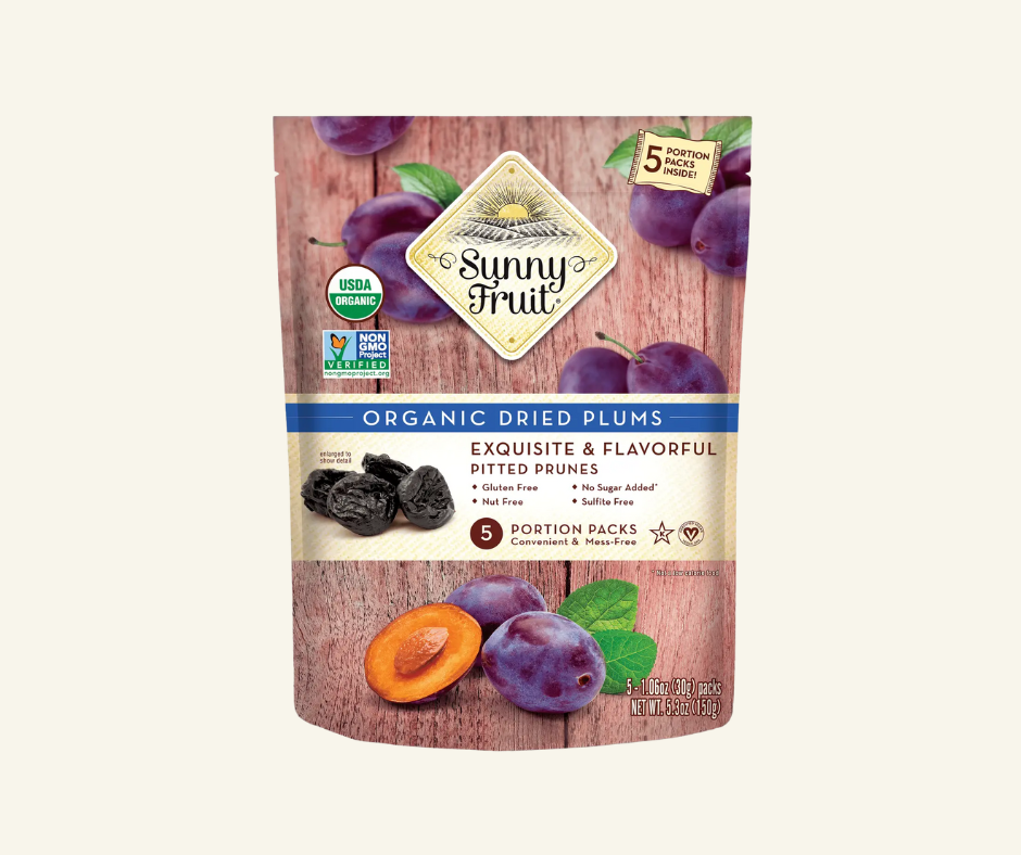 Organic Dried Plums Dried Fruit Snacks