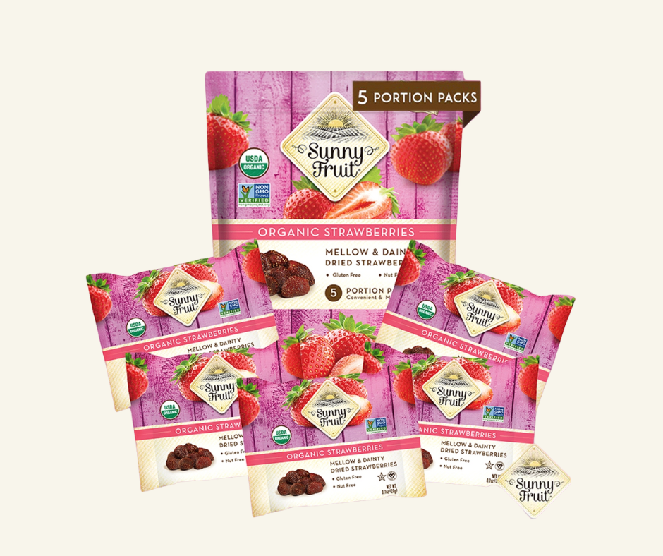 Organic Dried Strawberries Dried Fruit Snacks