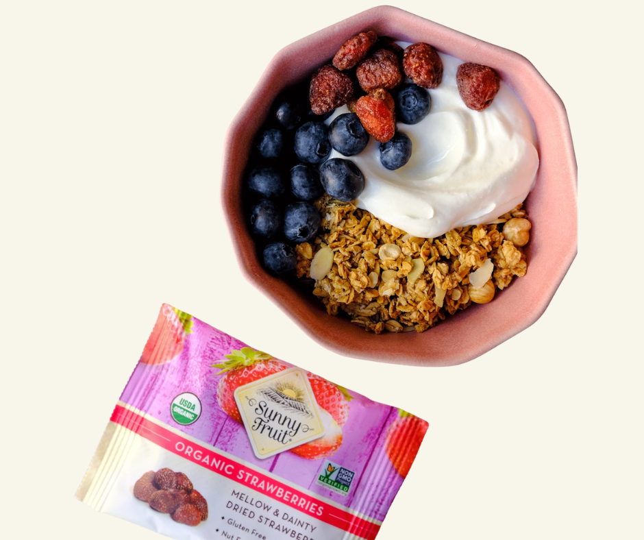 Organic Dried Strawberries Dried Fruit Snacks