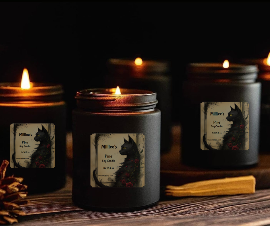 Milliees Boutique Pine Soy Candle