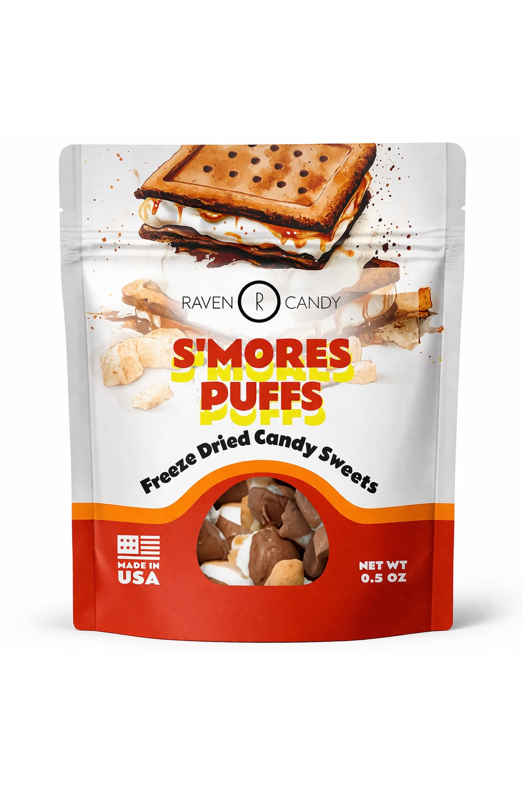 S’mores Puffs – Freeze-Dried Sweet Treat