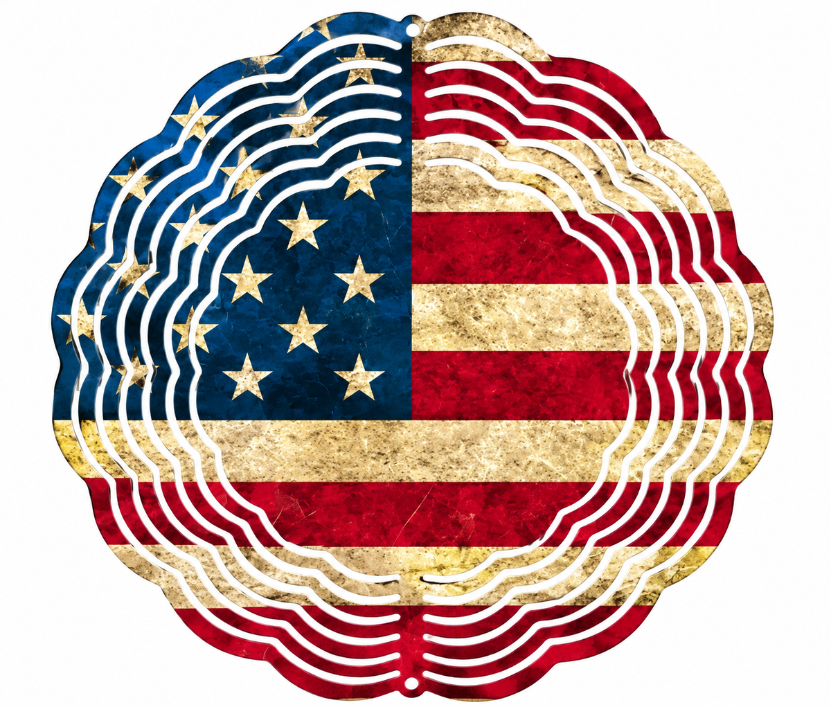 USA Wind Spinner | Patriotic Garden Decor | Milliee's Boutique
