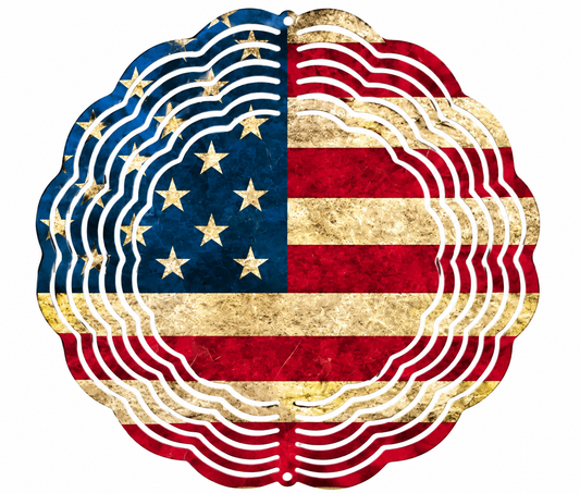 USA Wind Spinner | Patriotic Garden Decor | Milliee's Boutique